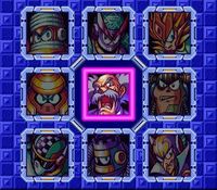 une photo d'Ã©cran de Mega Man 7 sur Nintendo Super Nes